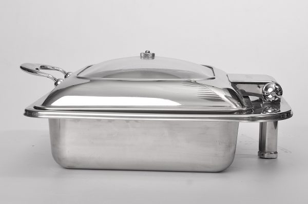 Chafer Induction Genoa Rect 5.5L Glass Lid