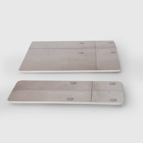 Concrete Rect Plate 27.5x13cm